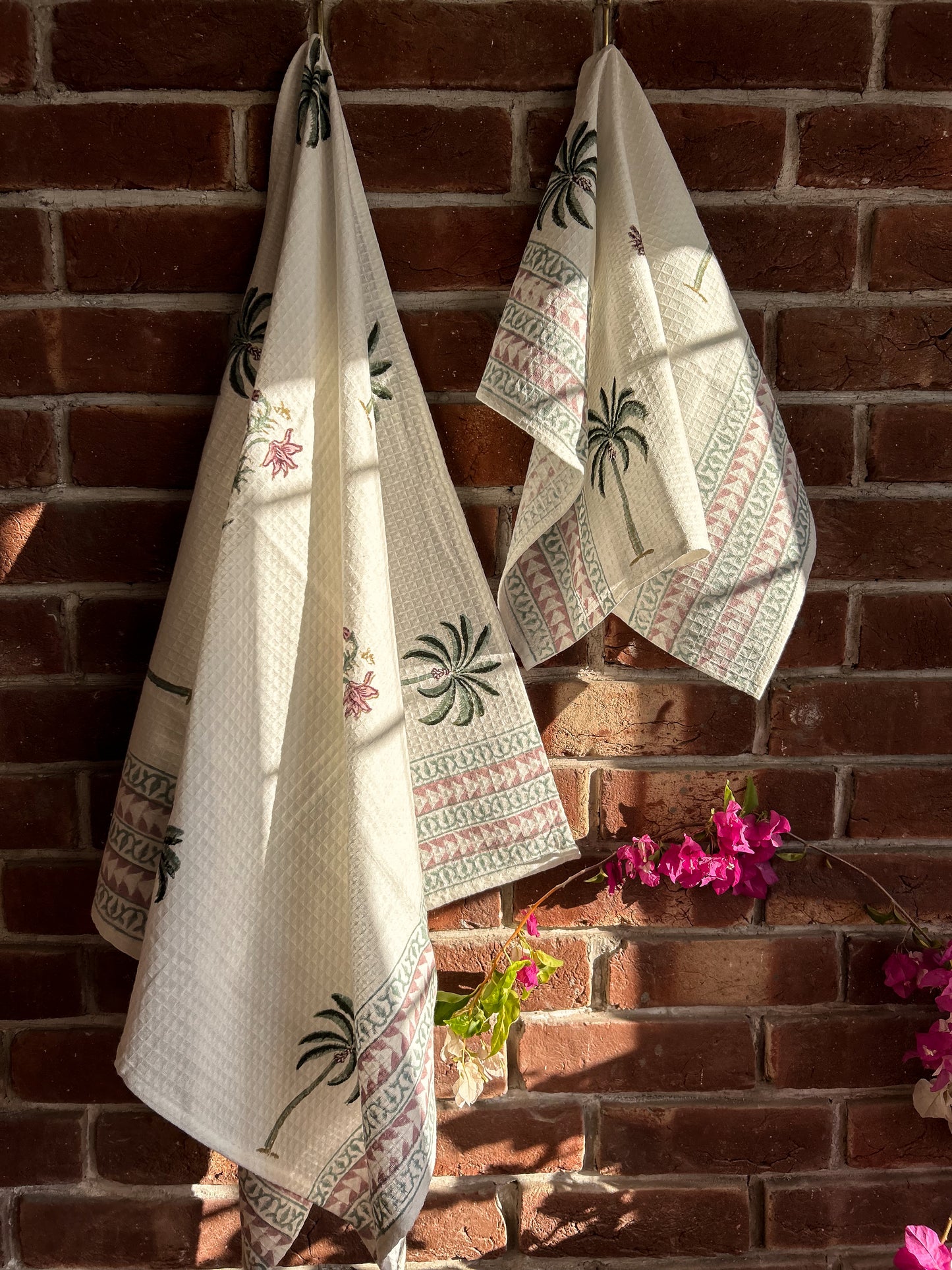 Lilac Palms Towel Set