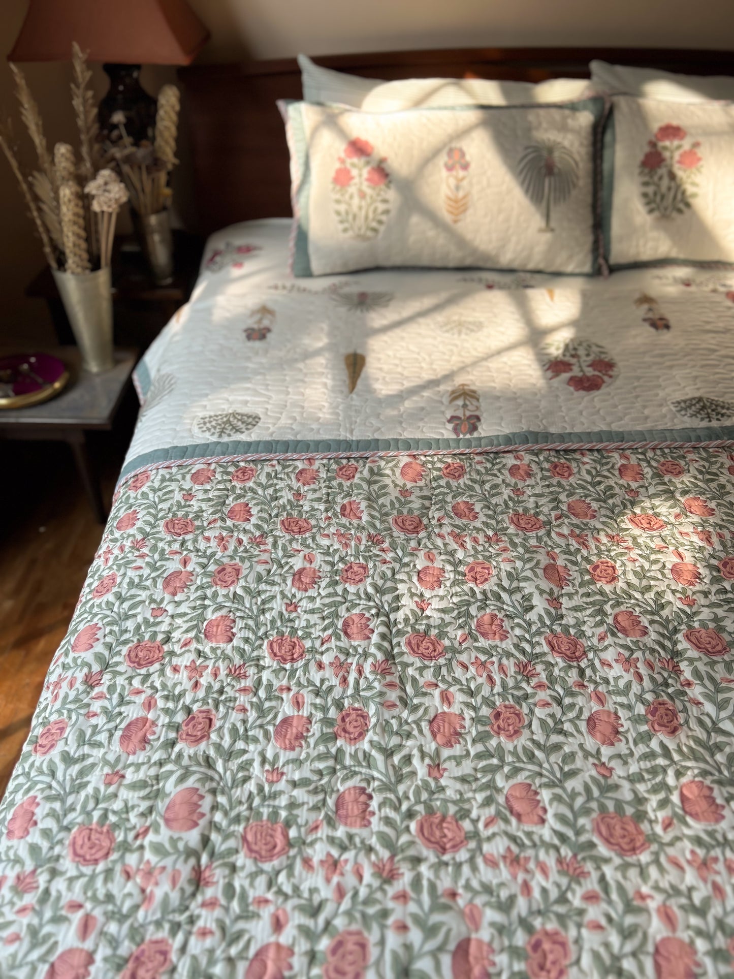 Singing Spring Quilted Bed Set