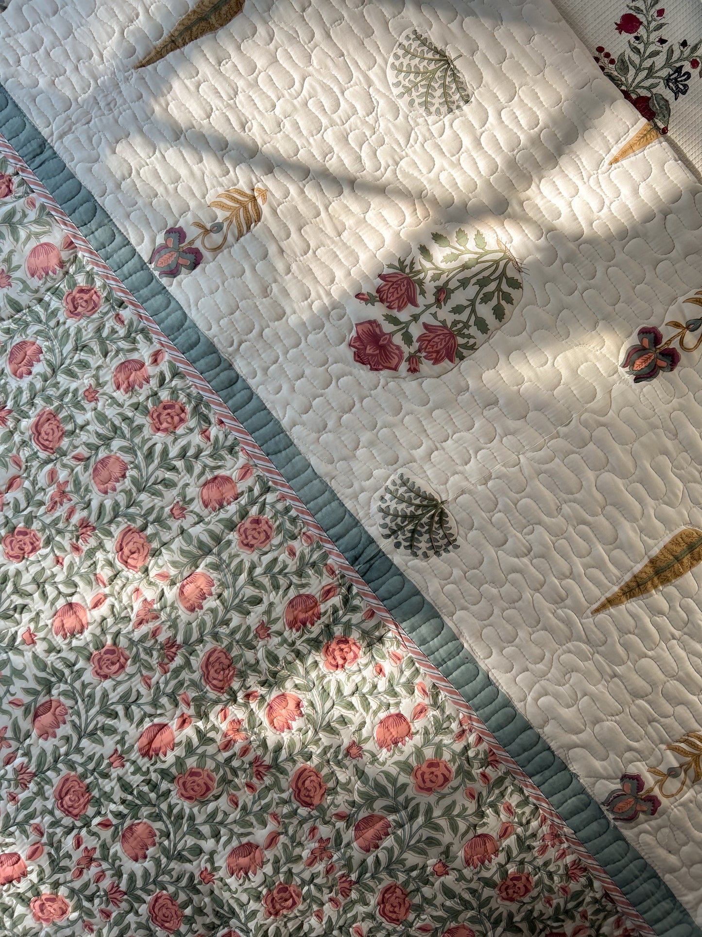 Singing Spring Quilted Bed Set